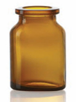 30 ml injectieflacon, amber, type 2 geblazen glas